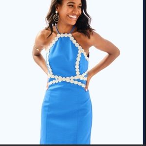 Pearl shift Bennett blue dress